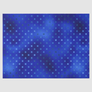 Royal Blue Foil Polka Dot Hanukkah Tissue Paper