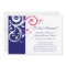 Royal Blue, Fuchsia and White Swirl Bridal Shower