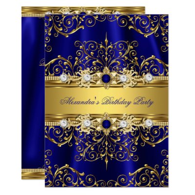 blue and gold party