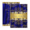 Royal Blue & Gold Damask Elegant Birthday Party