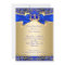 Royal Blue Gold Damask Prince Baby Shower Ethnic
