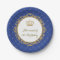 Royal Blue Gold Prince Birthday Party 7" Plate