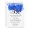 Royal Blue Heart Leaf Tree Wedding