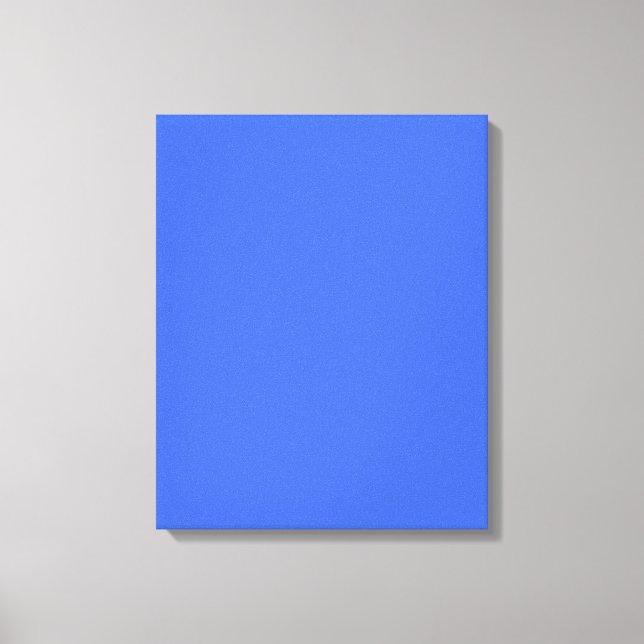 Royal Blue hex code 4169E1 Canvas Print (Front)