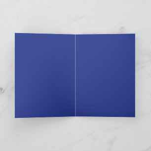 Royal Blue Holiday Elegance Card