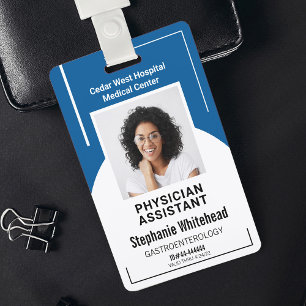 Royal Blue Hospital Medical Employee Photo ID ID Badge