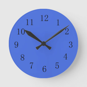 Royal Blue Kitchen Wall Clock