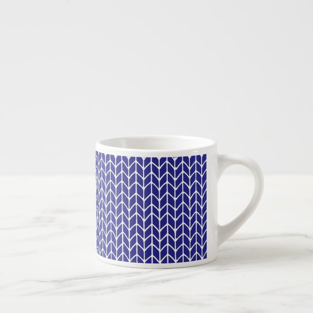 ROYAL BLUE KNIT Espresso Cup (Right)