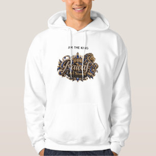 Royal Blue Lion Luxury Crest Hoodie