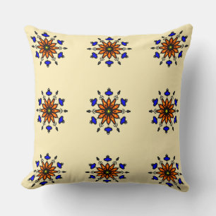 Royal Blue Mandala Cushion