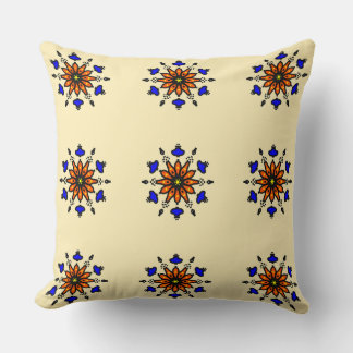 Royal Blue Mandala Cushion
