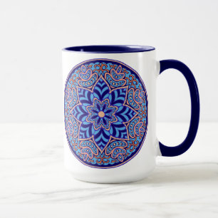 Royal Blue Mandala Mug