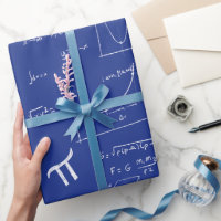 Royal Blue Mathematics Formulas Equations Pattern