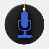 Royal Blue Microphone