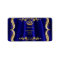 Royal Blue Navy Wedding Gold Crown