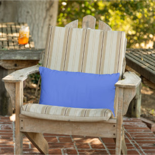 Royal Blue Outdoor Lumbar Pillow