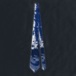 Royal Blue Paint Splatter Party Gift - Tie<br><div class="desc">The blue paint splattered tie is part of the Splatter wedding design. It is a perfect groomsmen gift that complements a royal blue wedding. Does the hue differ from the one you imagined? When using a desktop, adjust the hue by altering the fill color. On a mobile App, add a...</div>