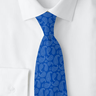 Royal Blue Paisley Tie