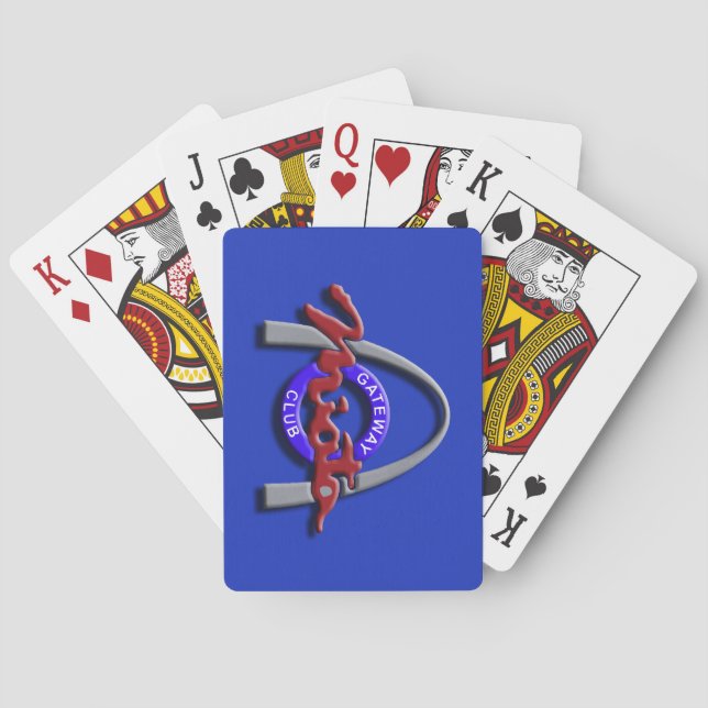 (Royal Blue) Playing Cards (Back)