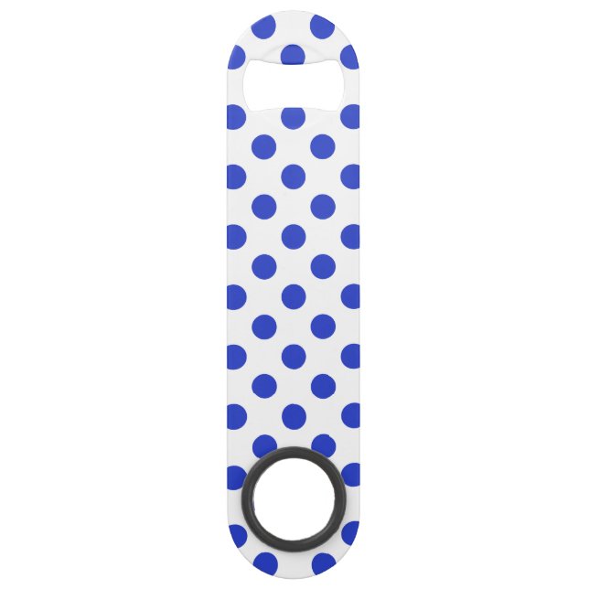 Royal blue polka dots (Front)