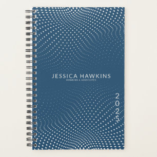 Royal Blue Pop Dots Year Weekly Planner