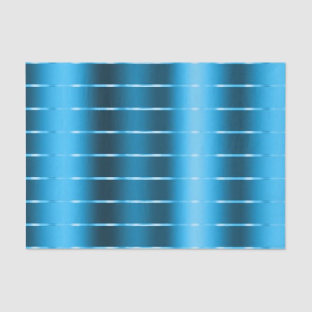 Royal Blue Ribbon Bridal Shower Tissue Paper (Front)