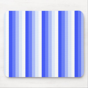 Royal blue shadow stripes mouse mat