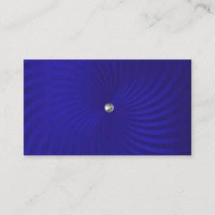 Royal Blue Shimmer Twirl Business Card