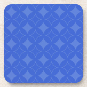 Royal blue shippo pattern coaster