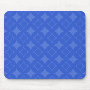 Royal blue shippo pattern mouse mat