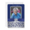 Royal Blue, Silver 75th Photo Birthday Invitation
