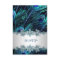 Royal Blue Silver Indian Peacock Wedding RSVP