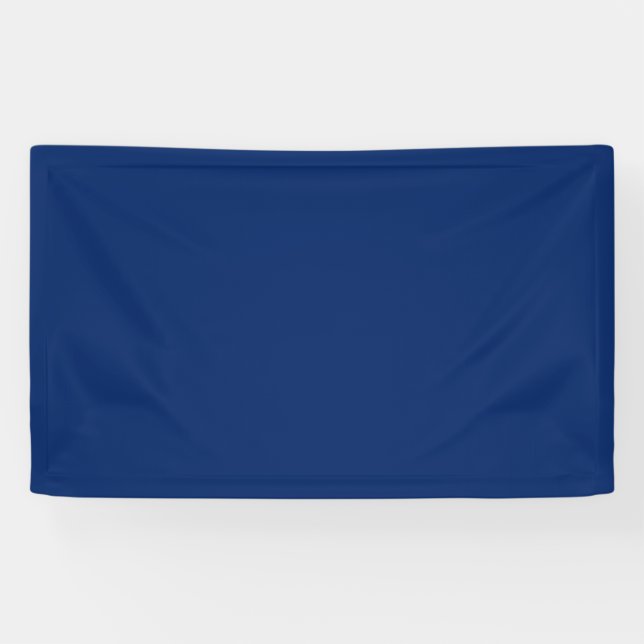 Royal Blue Solid Colour Banner (Horizontal)