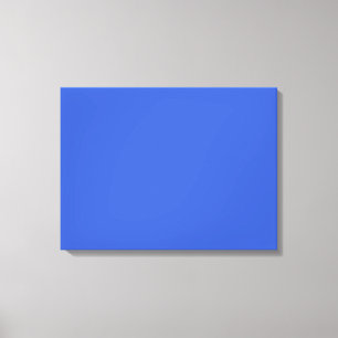 Royal Blue Solid Colour Canvas Print