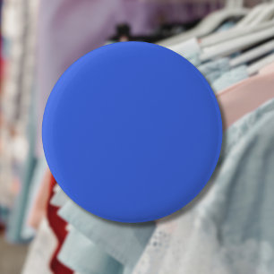 Royal Blue Solid Colour Classic Elegant 6 Cm Round Badge