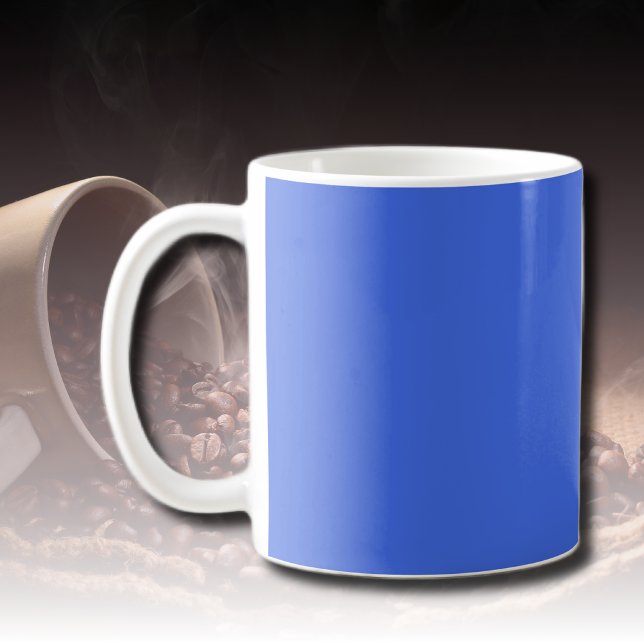 Royal Blue Solid Colour | Classic | Elegant Coffee Mug (Creator Uploaded)