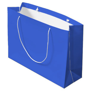 Royal Blue Solid Colour   Classic   Elegant Large Gift Bag