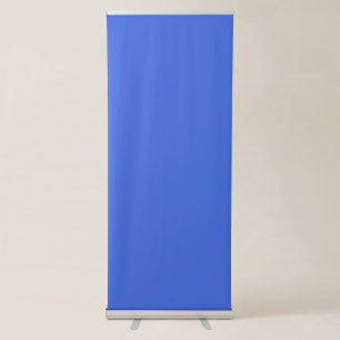 Royal Blue Solid Colour   Classic   Elegant Retractable Banner