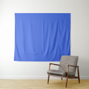 Royal Blue Solid Colour Classic Elegant Tapestry