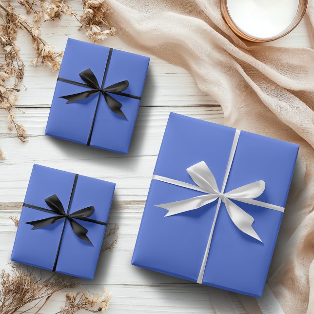 Royal Blue Solid Colour | Classic | Elegant Wrapping Paper Sheet (Creator Uploaded)