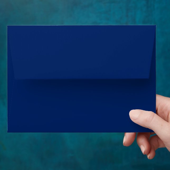 Royal Blue Solid Colour Envelope (Hand)