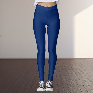 Royal Blue Solid Colour Leggings