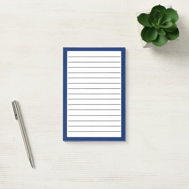 Royal Blue Solid Colour Post-it Notes (Office)