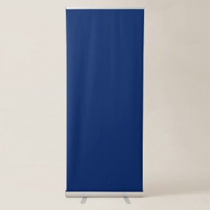 Royal Blue Solid Colour Retractable Banner