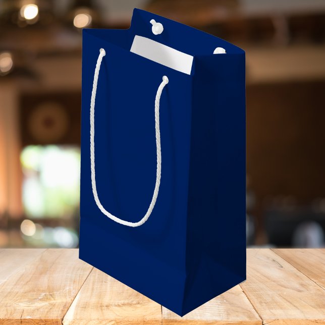 Royal Blue Solid Colour Small Gift Bag (Creator Uploaded)