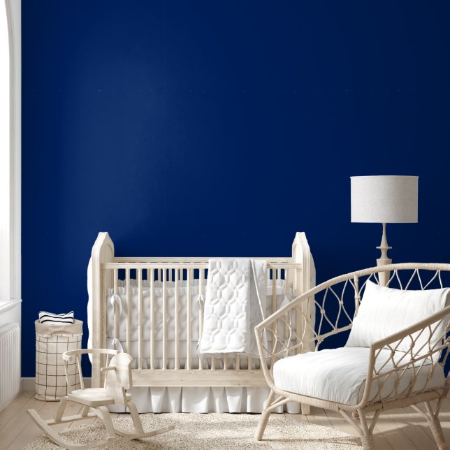 Royal Blue Solid Colour Wallpaper (Kids)