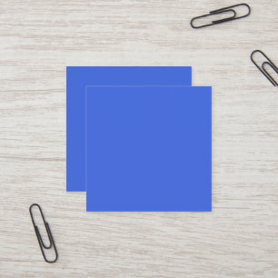 Royal Blue Square Business Card