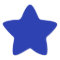 Royal Blue   Star Sticker