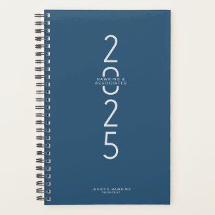 Royal Blue Vertical Modern Year Weekly Planner