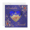 ROYAL BLUE Wedding Invitation with Gorgeous Heart
